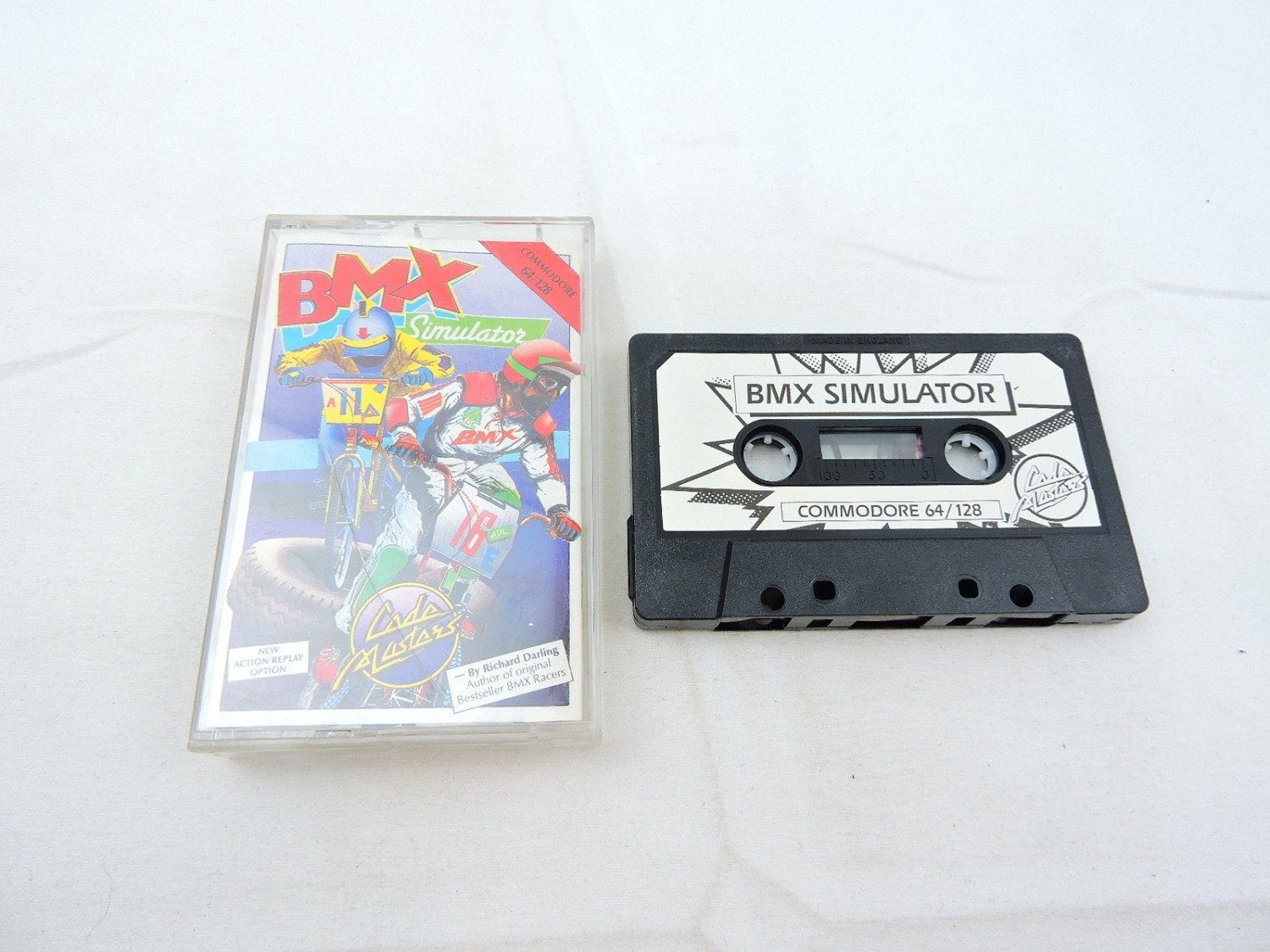 Boxed Commodore 64 C64 BMX Simulator Game Cassette /3