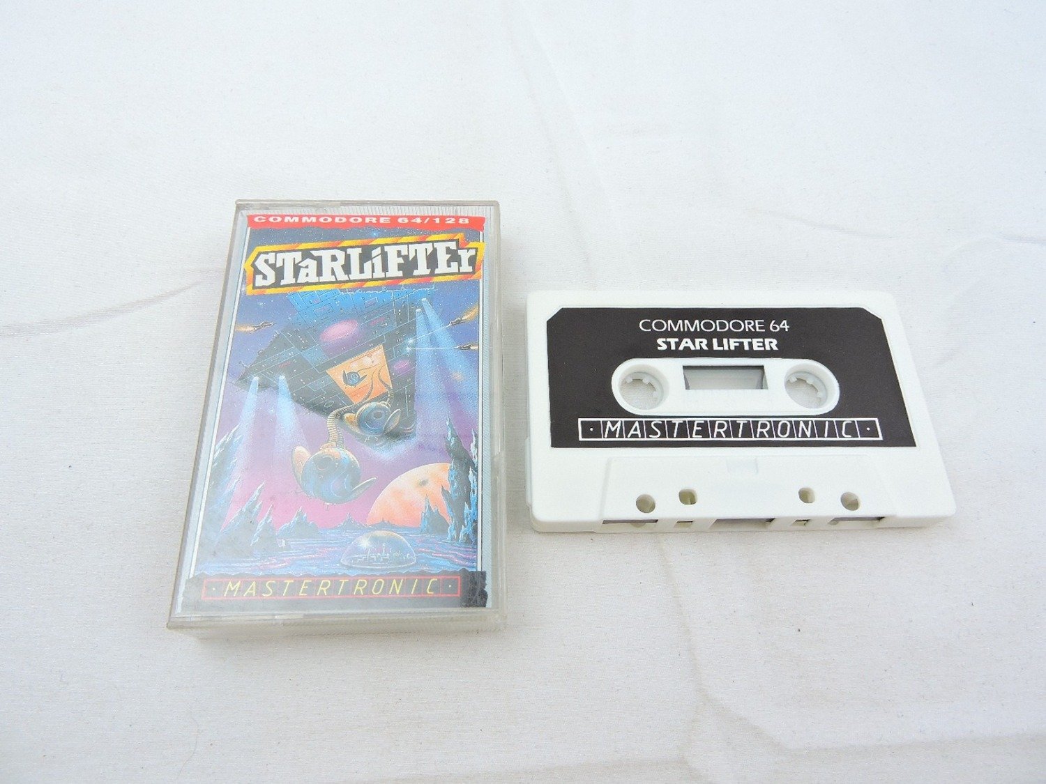 Boxed Commodore 64 C64 Star Lifter Game Cassette /2