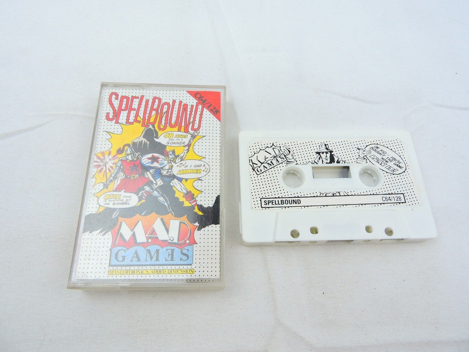 Boxed Commodore 64 C64 Spellbound Game Cassette /2