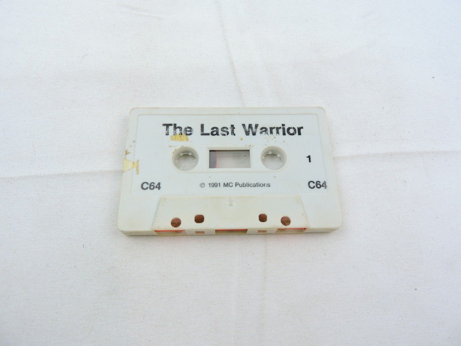 Commodore 64 C64 The Last Warrior Game Cassette /2