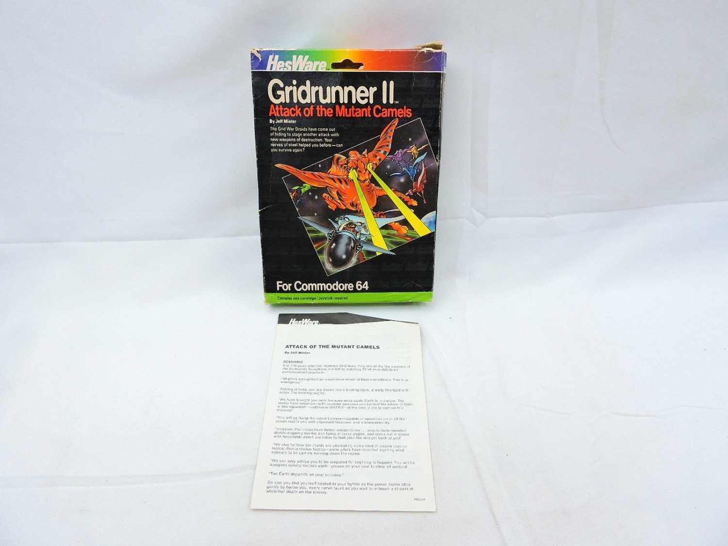 Commodore 64 C64 Gridrunner II Attack of the Mutant Camels (No Game, Box Only)