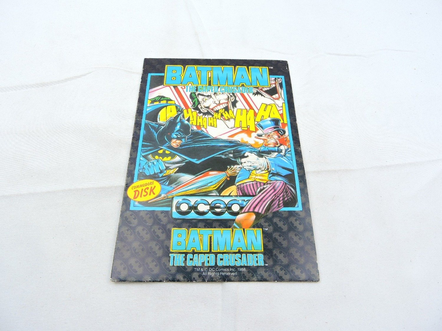 Commodore 64 C64 Batman The Caped Crusader (No Game, Box Only)