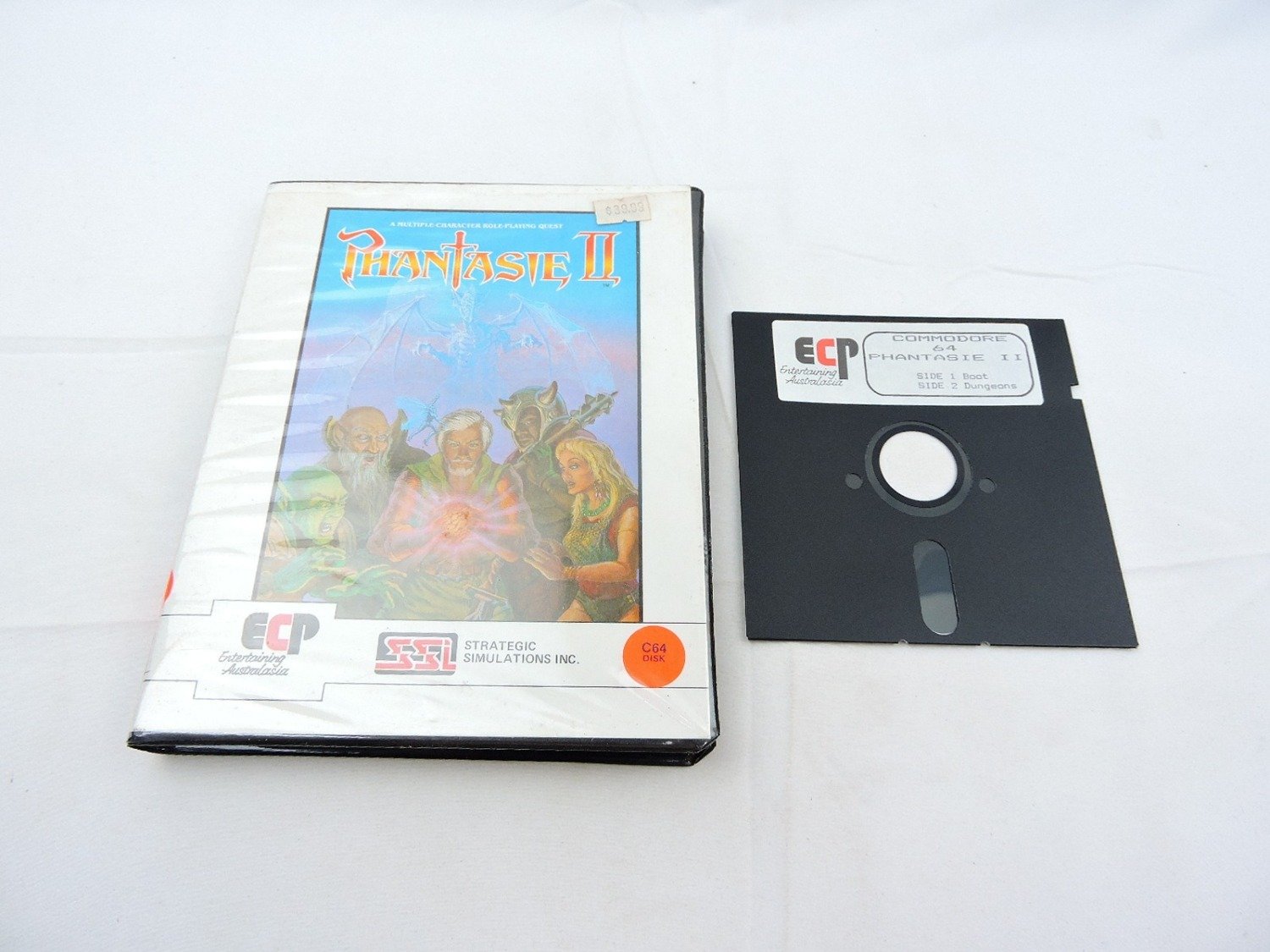 Boxed Commodore 64 C64 Phantasie II Game Floppy