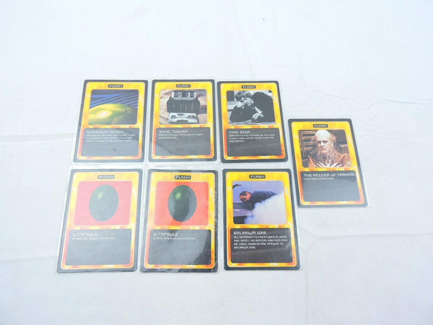 Like New Doctor Who The Collectable Trading Card Game Black Border Card Lot of x7