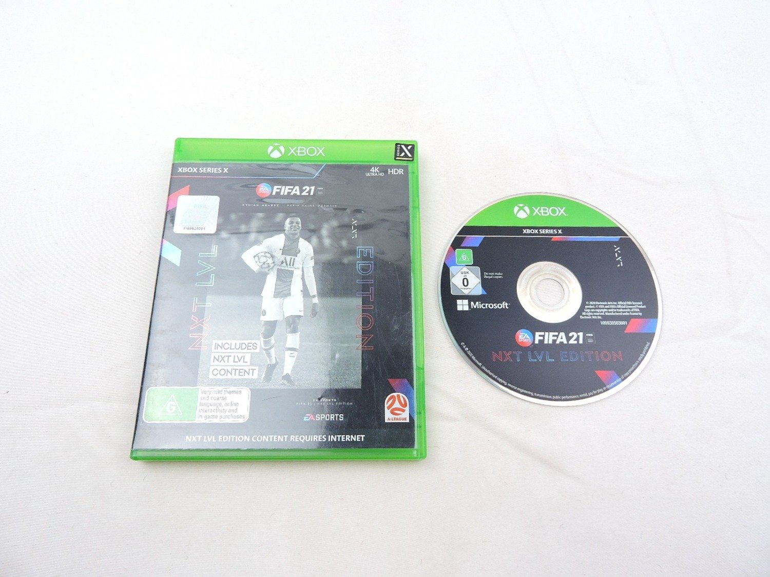 Mint Disc Xbox Series X Fifa 21 NXT LVL Edition
