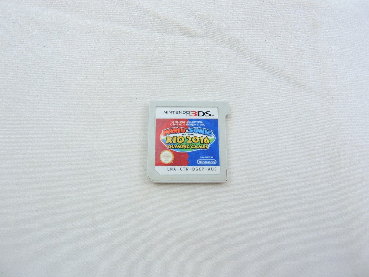 Like New Nintendo 2DS / 3DS Mario & Sonic at the Rio 2016 Olympic Games AUS PAL Cart Only