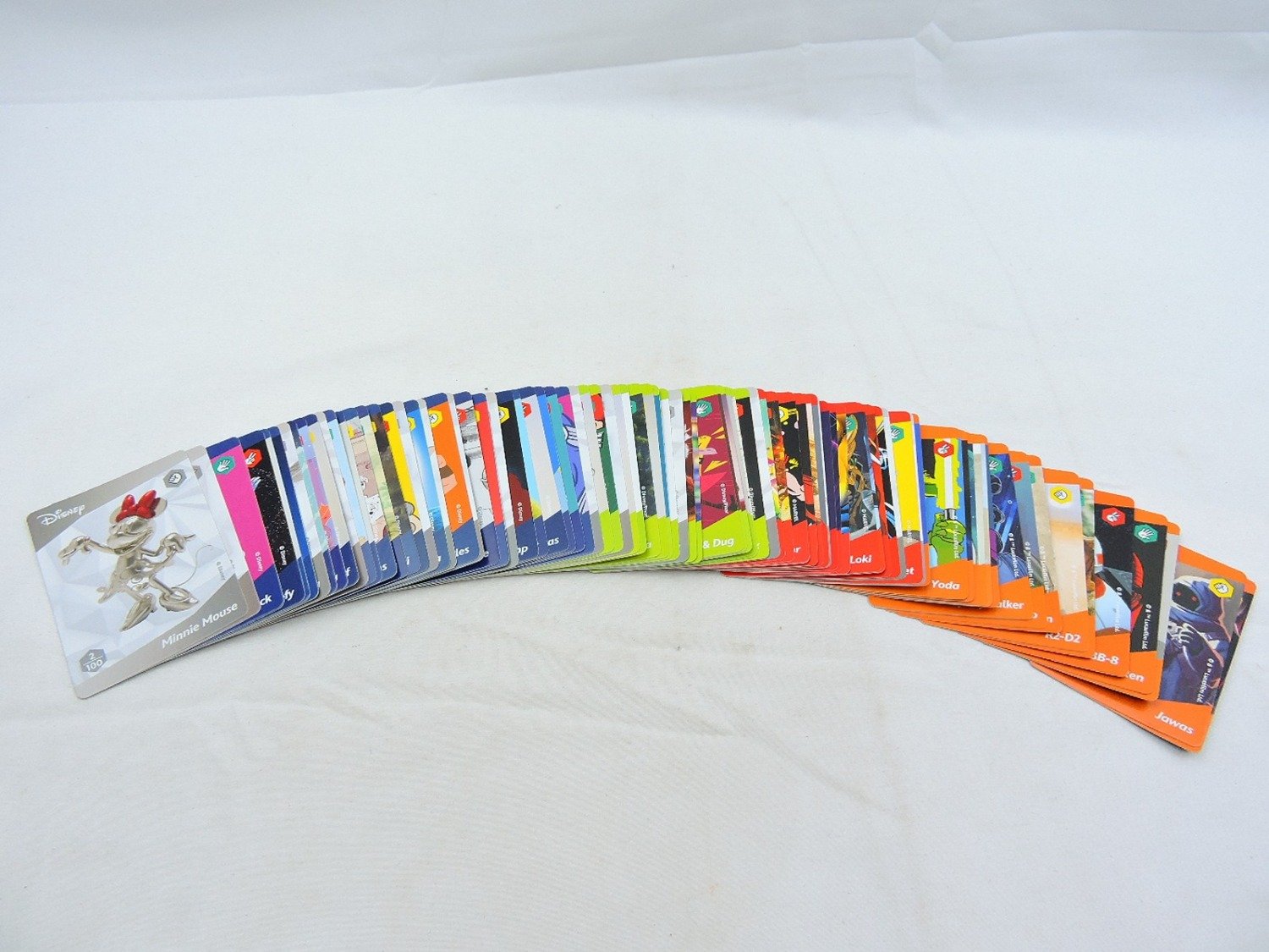 Like New Woolworths Disney 100 Wonders Collector Trading Cards (Near-Complete Set)