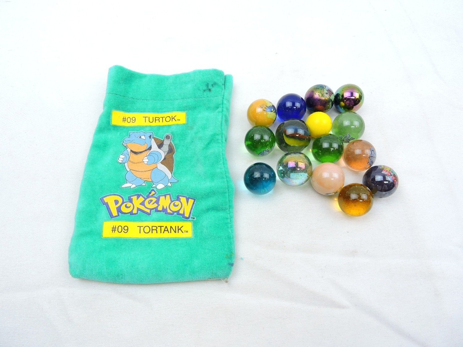 Like New Pokemon Collector Marble Pouch Blastoise #09 with Marbles