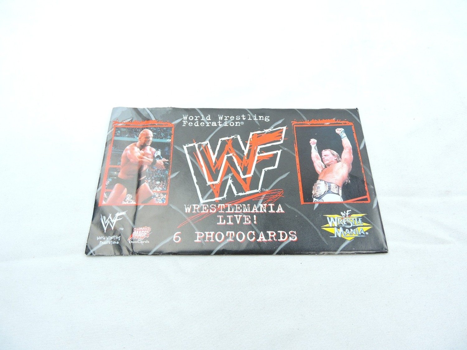 Brand New and Sealed WWF Wrestlemania Live Photocards Trading Card Booster Pack