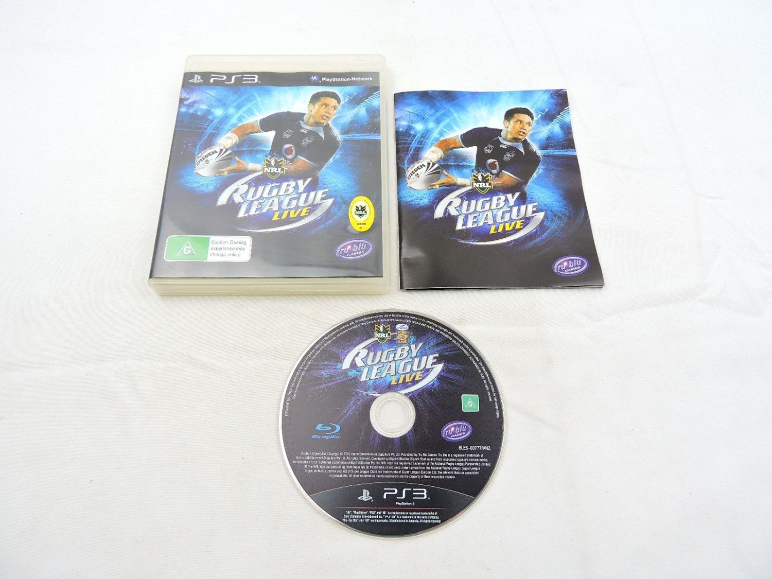 Mint Disc Playstation 3 Ps3 NRL Rugby League Live - Inc Manual