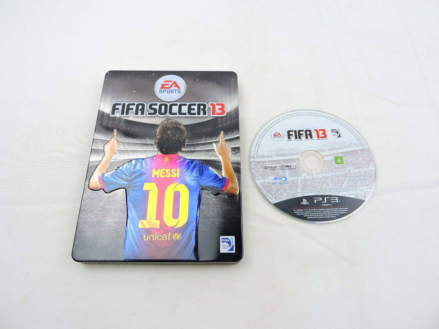 Mint Disc Playstation 3 Ps3 EA Sports Fifa Soccer 13 Steelbook Edition - No Manual