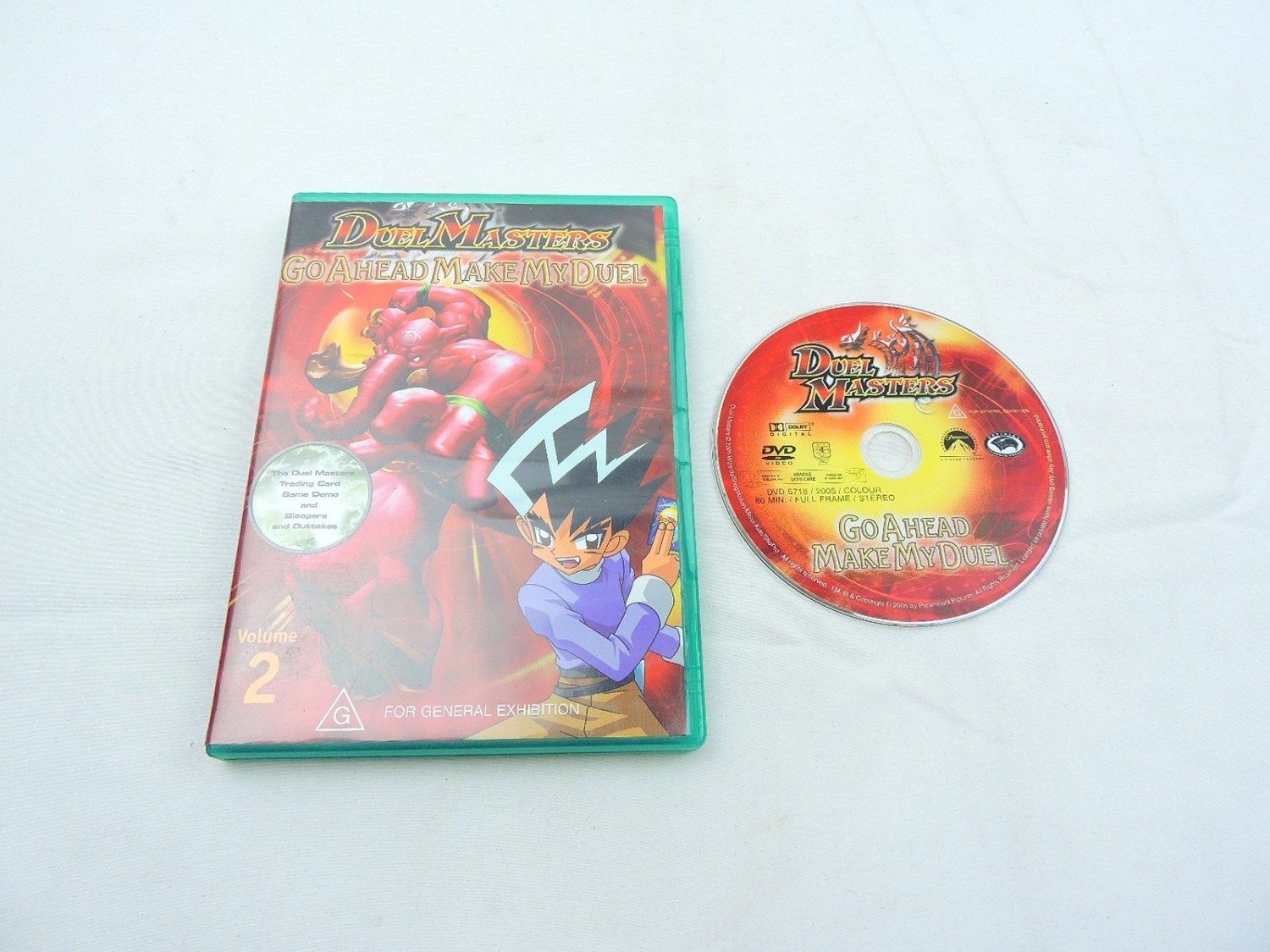 Mint Disc Duel Masters Go Ahead Make My Duel Volume 2 DVD