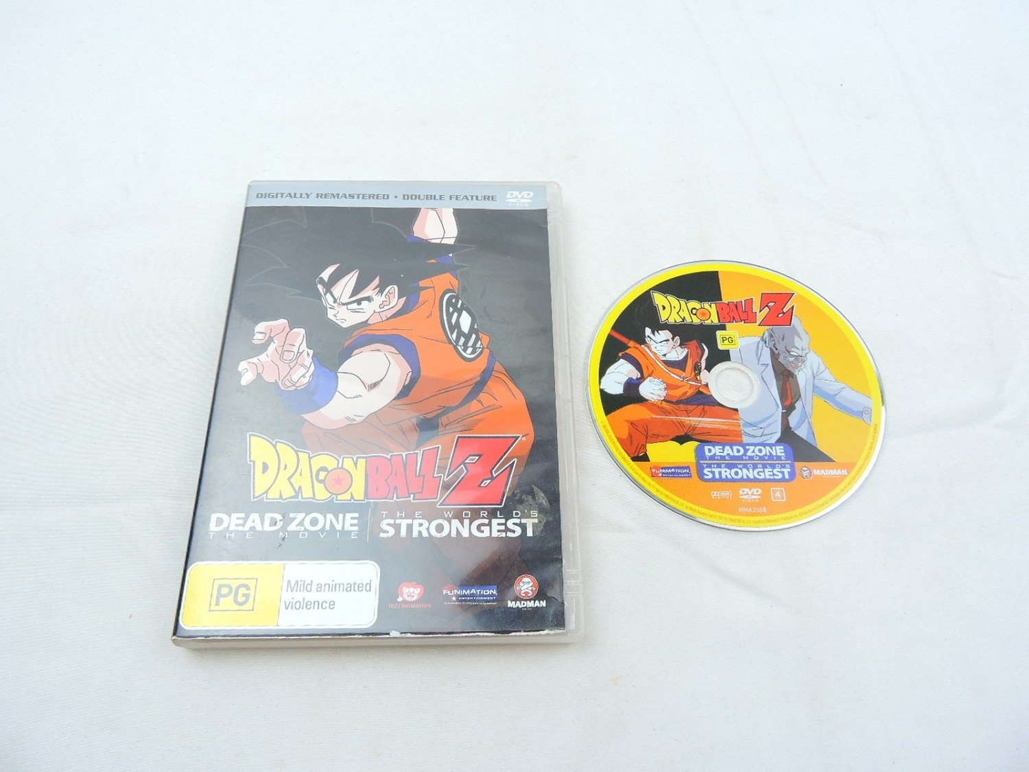Mint Disc Dragonball Z Deadzone the Movie / The World's Strongest DVD