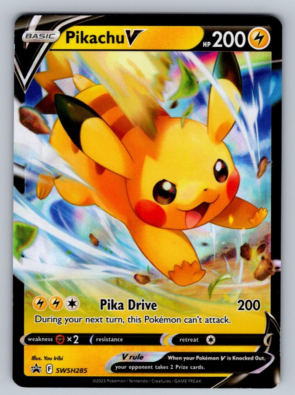 Pikachu V SWSH285 NM/M Holo Sword & Shield Promo P Pokemon T01228