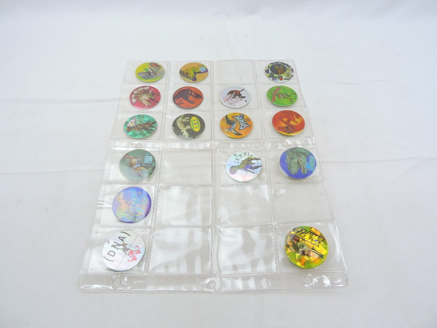 Like New Jurassic Park The Lost World Tazos Bundle of x17