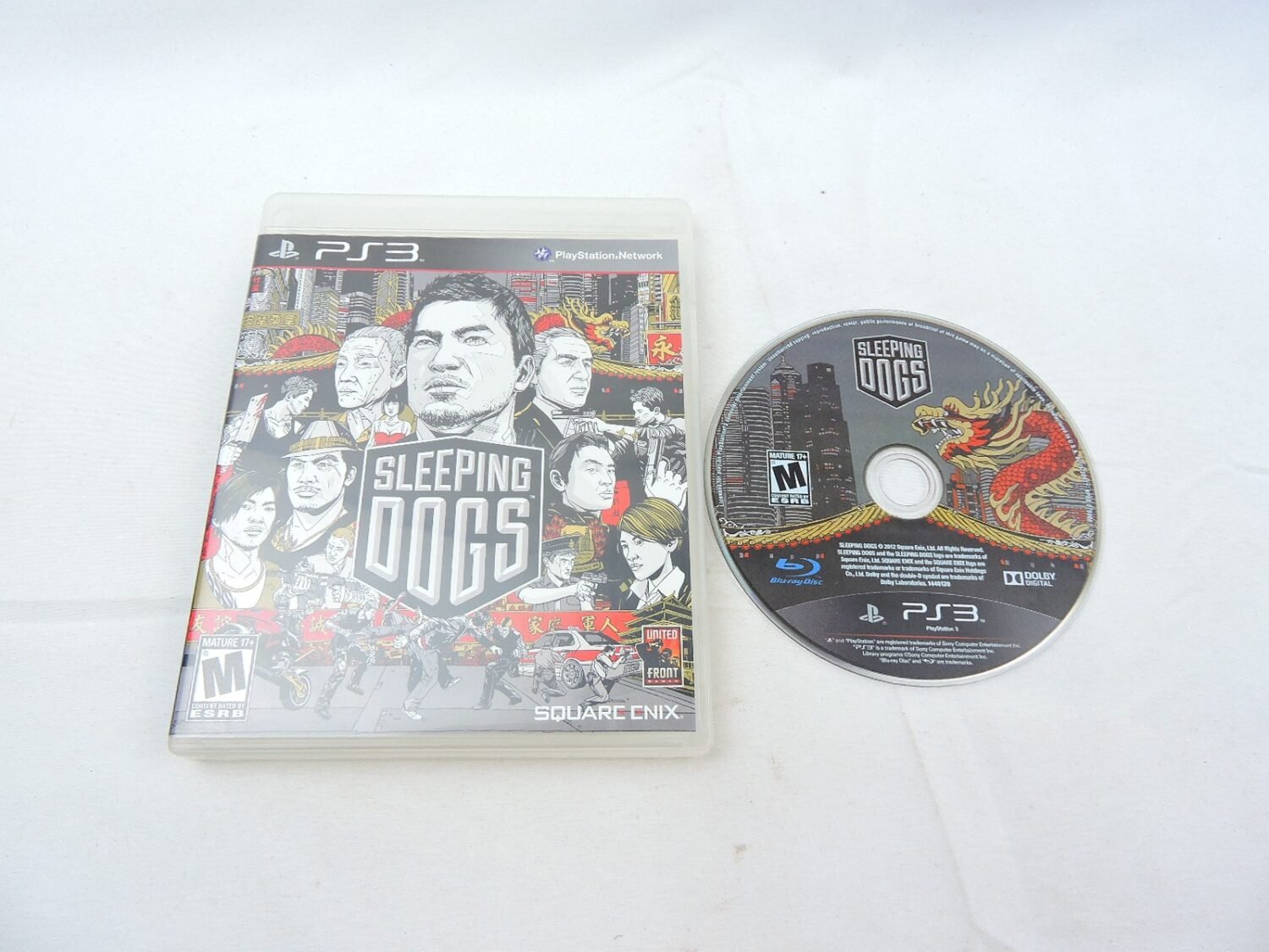 Mint Disc Playstation 3 Ps3 Sleeping Dogs - No Manual NTSC