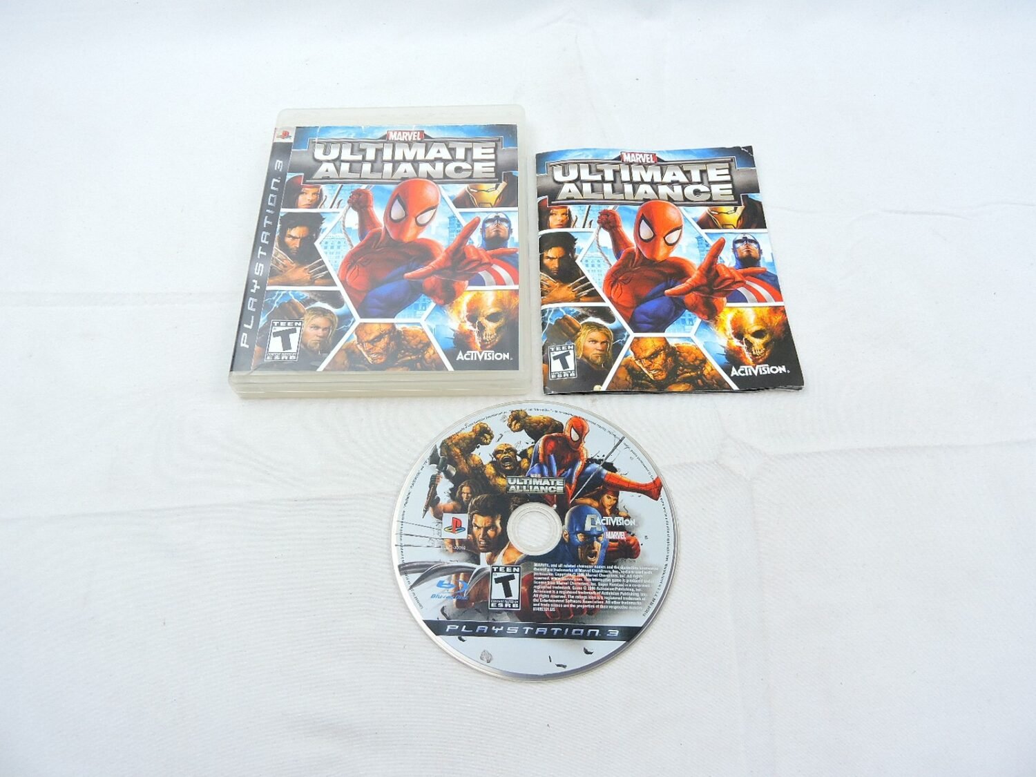 Mint Disc Playstation 3 Ps3 Marvel Ultimate Alliance - Inc Manual NTSC