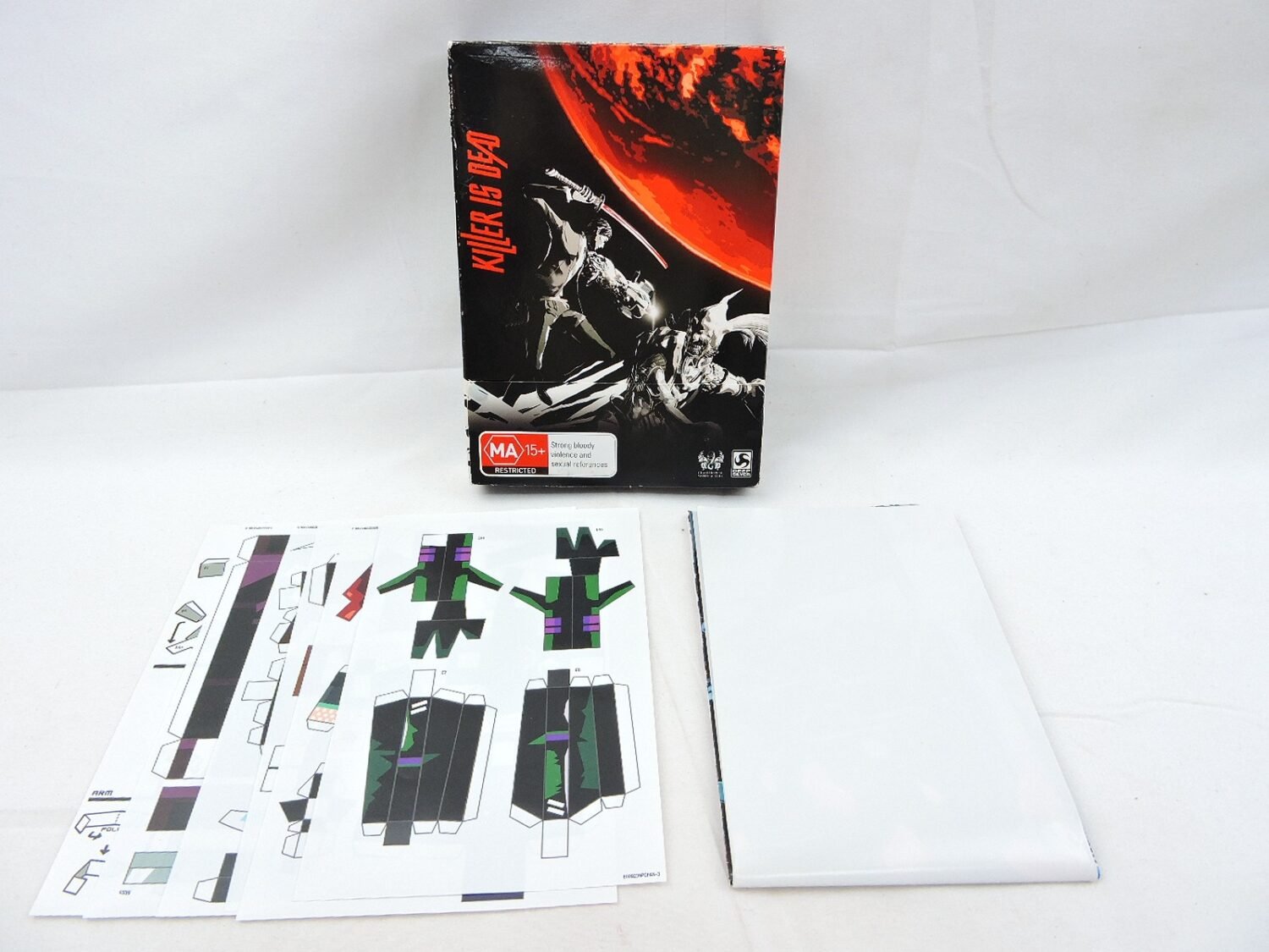 Like New Killer is Dead Fan Edition Papercraft and Poster Pack (No Game)