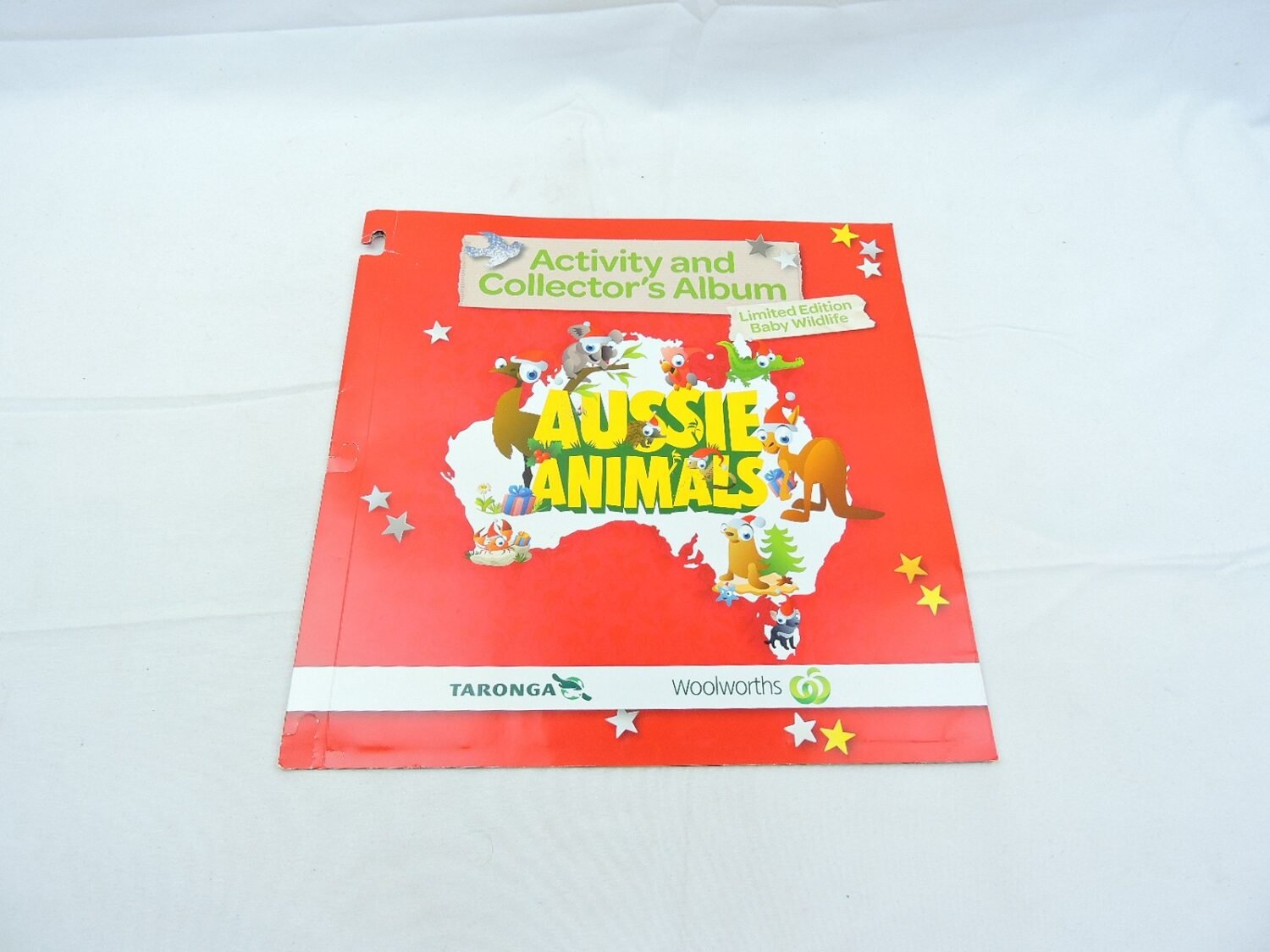 Like New Woolworths Activity and Collector's Album Limited Edition Baby Wildlife (Complete Set)