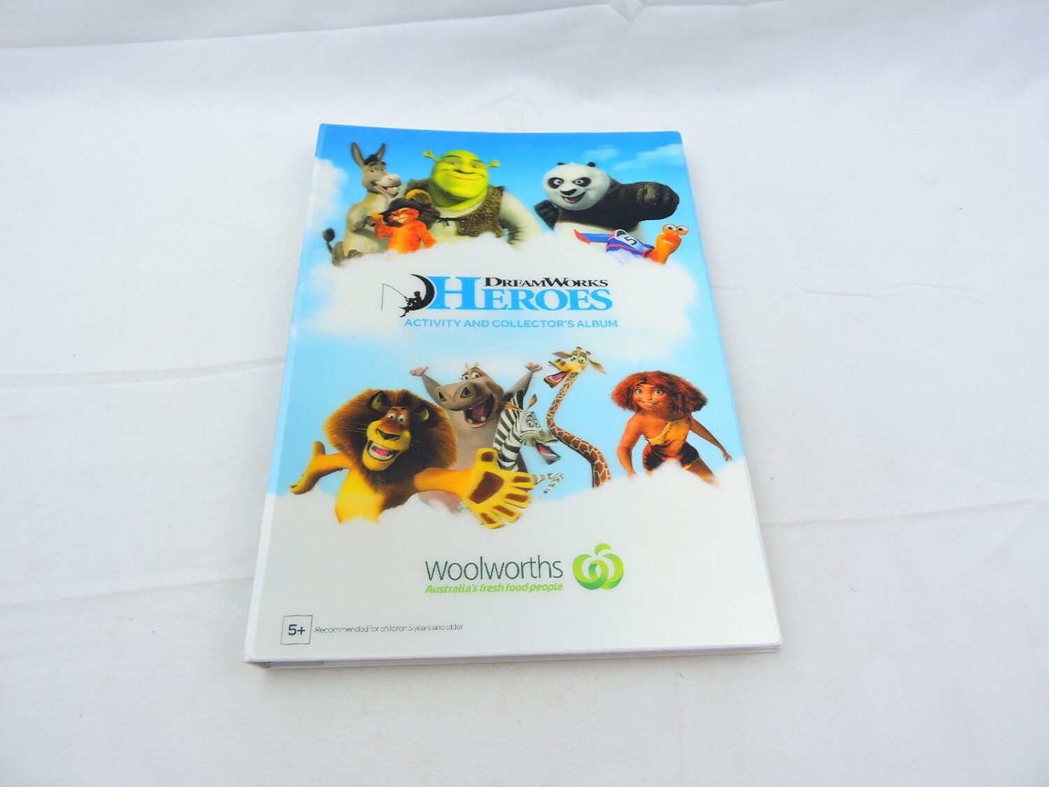 Like New Woolworths Dreamworks Heroes Activity and Collector's Album (See Pictures)