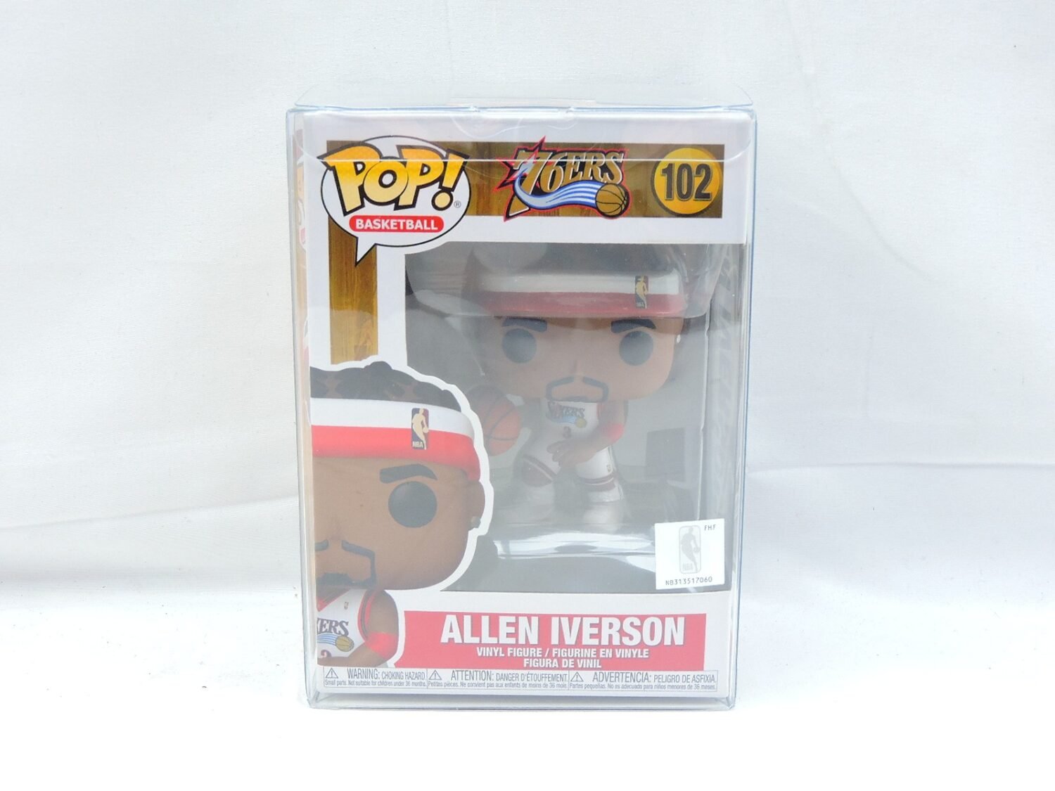 Brand New Allen Iverson 102 NBA 76ers Funko Pop Figure