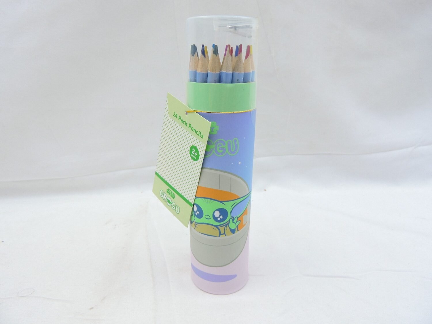 Brand New and Sealed Star Wars Grogu 24 Coloured Pencil