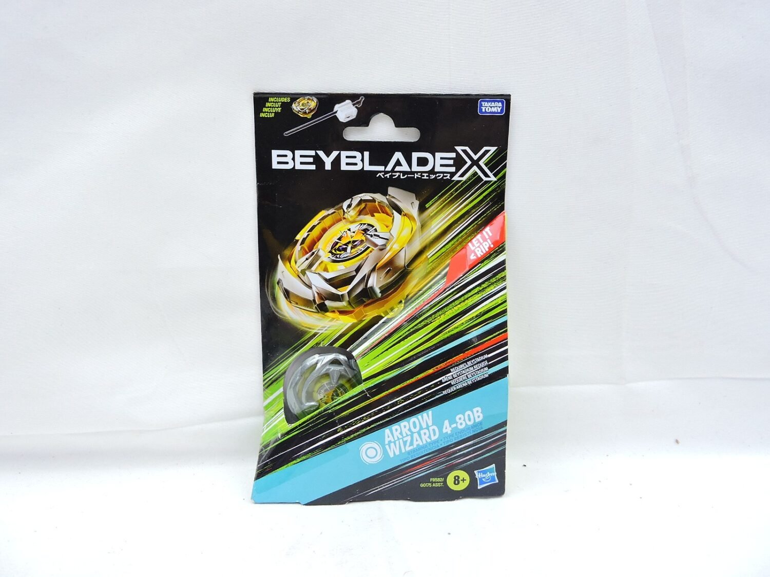 Brand New and Sealed Beyblade X Arrow Wizard 4-80B /2