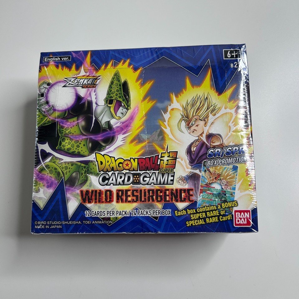 Dragon Ball Super Card Game: Wild Resurgence Booster Box Factory Sealed