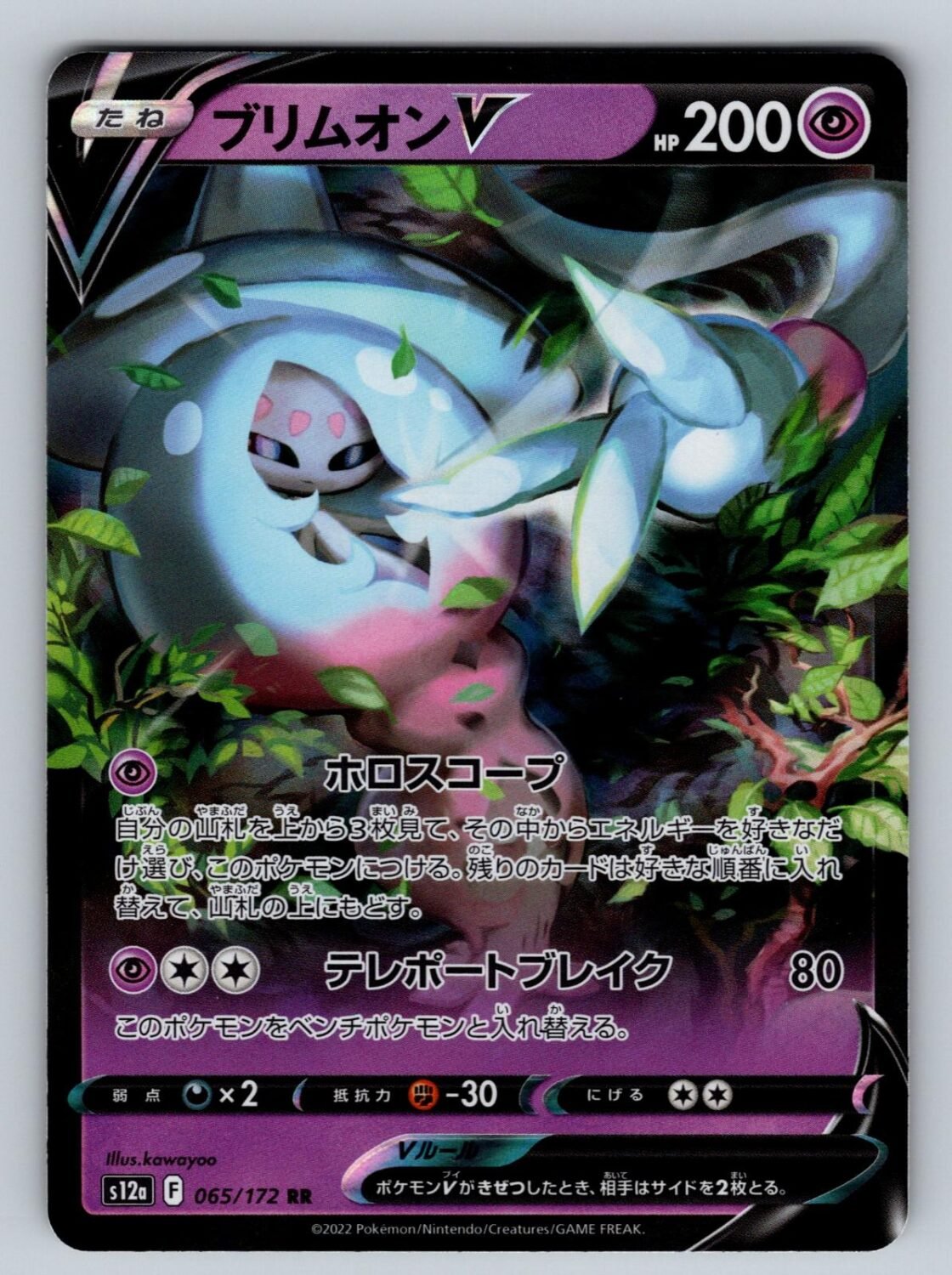 Hatterene V 065/172 NM/M VSTAR Universe RR Pokemon Japanese Holo T08515