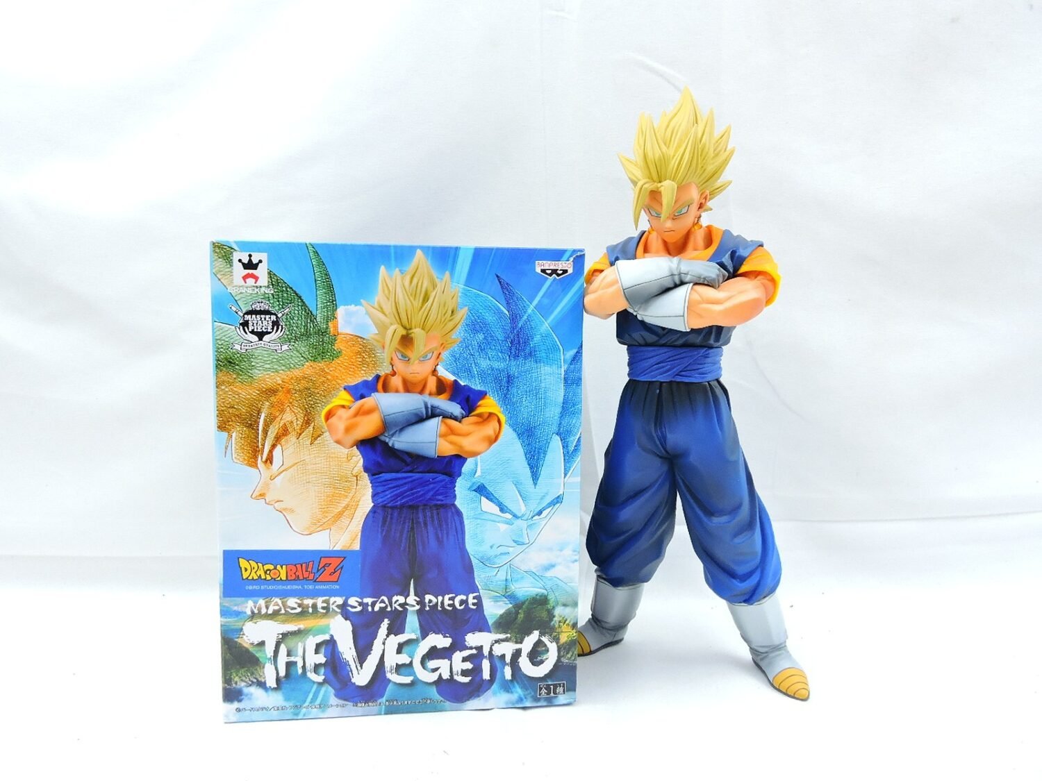 Boxed Like New Banpresto Dragon Ball Z Master Stars Piece The Vegetto Statue