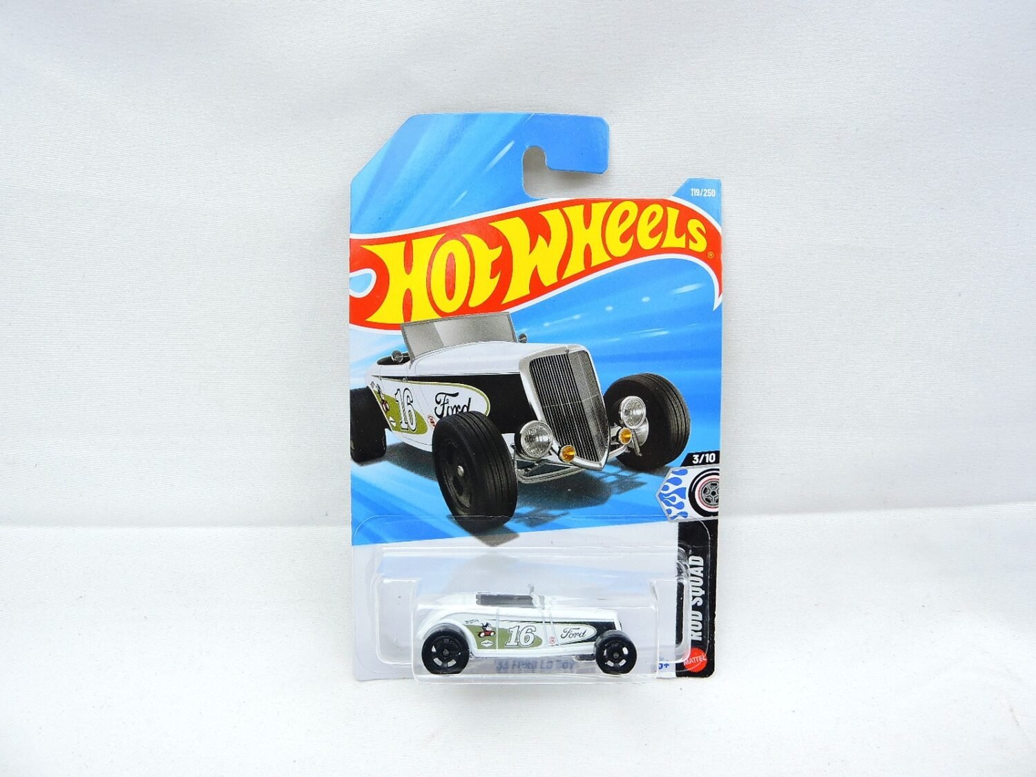 Brand New Hot Wheels '33 Ford Lo Boy (White) 119/250