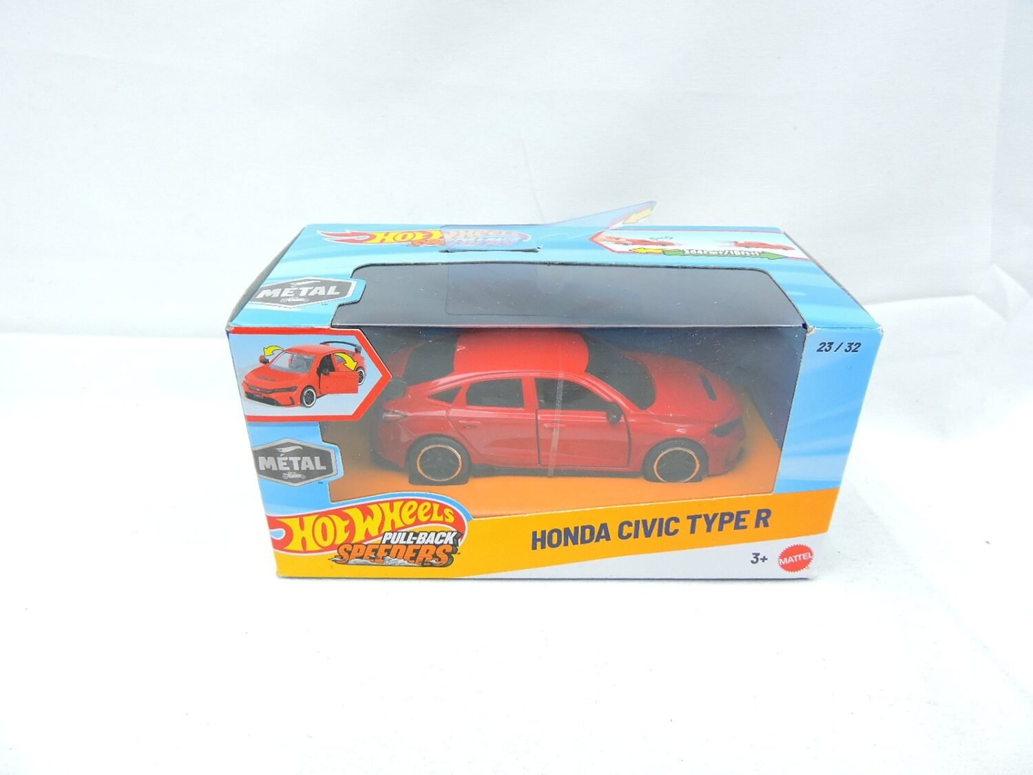 Brand New Hot Wheels Pull-Back Speeders Honda Civic Type R 23/32