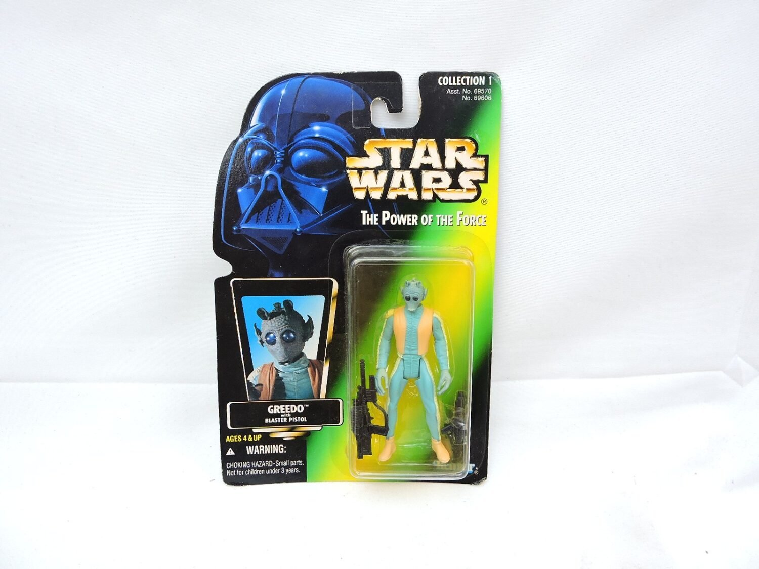 Brand New and Sealed Star Wars The Power of the Force Greedo Action Figure