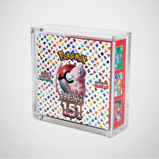 Brand New & Sealed Japanese Pokemon Booster Box - Acrylic Case
