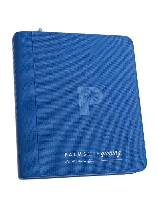 Brand New & Sealed Pokemon 4 Pocket Toploader Zip Binder - 128 Slots - Palmsoff - Blue