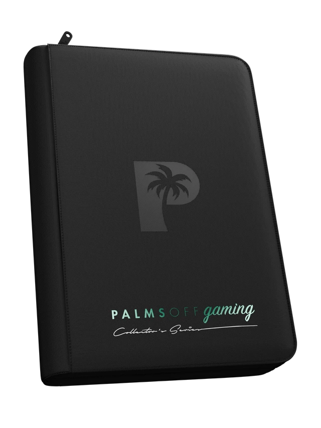 “Brand New & Sealed Pokemon 4 Pocket Zip Binder - 160 Slots - Palmsoff - Black