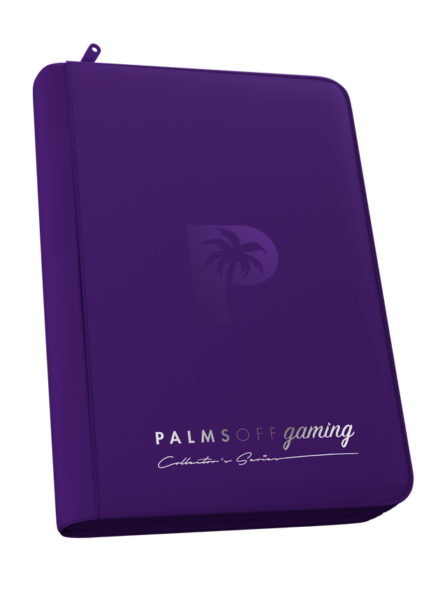 Brand New & Sealed Pokemon 4 Pocket Zip Binder - 160 Slots - Palmsoff - Purple