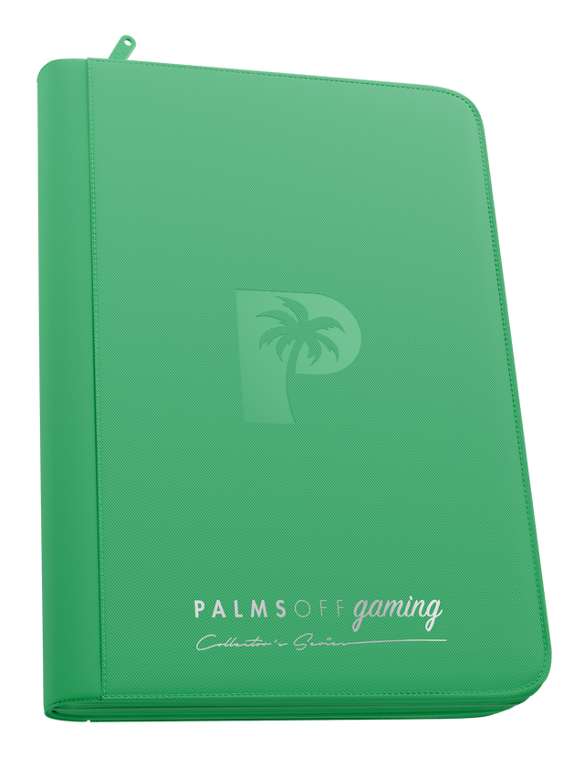 Palms Off Collector's Series 9 Pocket Zip Binder - Green 360 slots