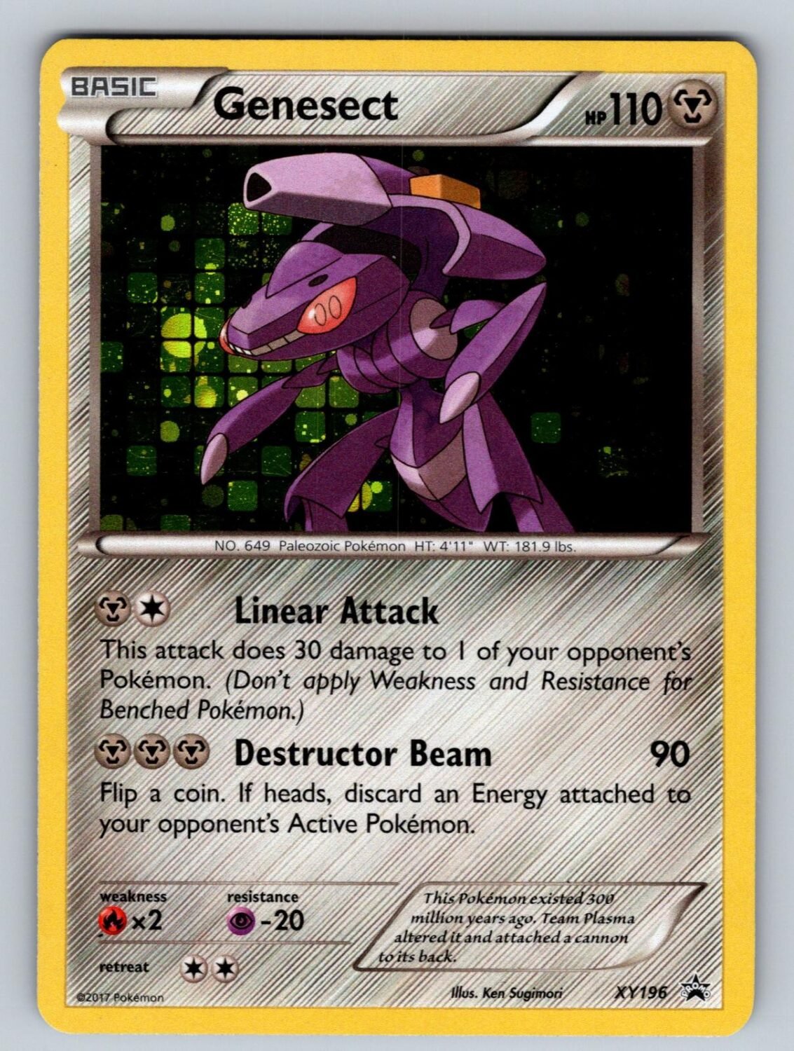 Genesect XY196 NM/M Holo XY Promo P Pokemon T08206