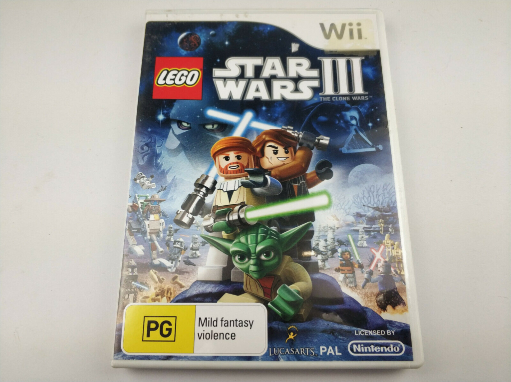 Mint Disc Nintendo Wii Lego Star Wars 3 The Clone Wars Wii U Starboard Games